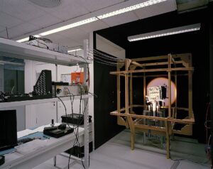 Lageregelungsteststand, Raumfahrt, Institut für Luft- und Raumfahrt / Attitude control setup, Space Technology, Institute of Aeronautics and Astronautics, Technische Universität Berlin